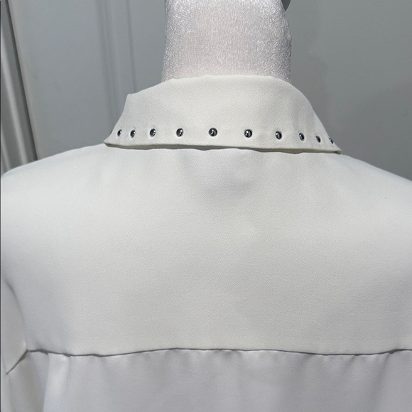 Vince Camuto Ivory Studded Blouse - Picture 5 of 9